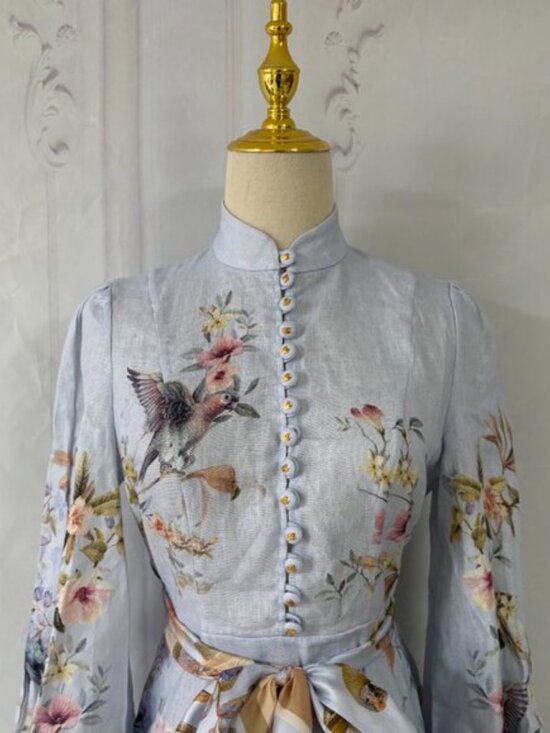 NWOT! Zimmermann Rebellion Button Mini Dress - Picture 5 of 13